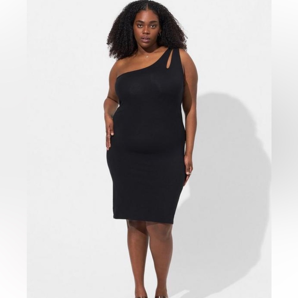 Torrid - Mini Foxy Bodycon One Shoulder Dress